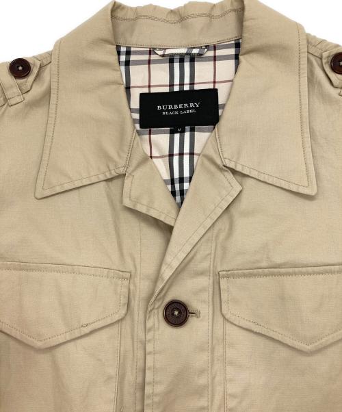 BURBERRY BLACK LABEL（バーバリーブラックレーベル）BURBERRY BLACK LABEL (バーバリーブラックレーベル) ミリタリージャケット ベージュ サイズ:Mの古着・服飾アイテム