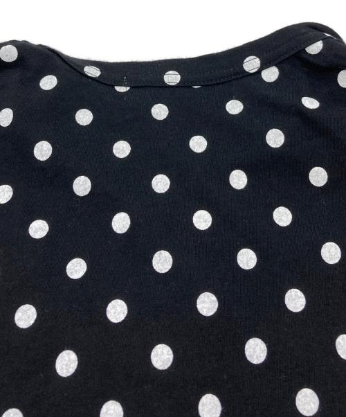 PLAY COMME des GARCONS（プレイコムデギャルソン）PLAY COMME des GARCONS (プレイコムデギャルソン) ドット長袖カットソー ブラック サイズ:Lの古着・服飾アイテム