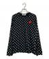 PLAY COMME des GARCONS（プレイコムデギャルソン）の古着「ドット長袖カットソー」｜ブラック
