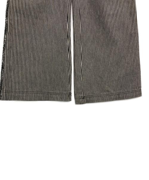 tricot COMME des GARCONS（トリココムデギャルソン）tricot COMME des GARCONS (トリココムデギャルソン) ヒッコリーパンツ ブラック×ホワイト サイズ:Mの古着・服飾アイテム