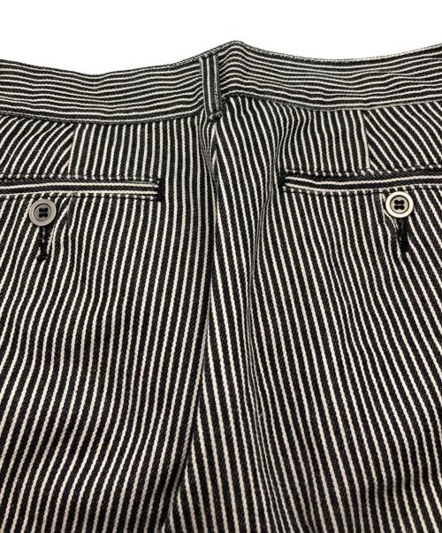 tricot COMME des GARCONS（トリココムデギャルソン）tricot COMME des GARCONS (トリココムデギャルソン) ヒッコリーパンツ ブラック×ホワイト サイズ:Mの古着・服飾アイテム