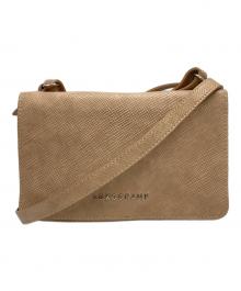 LONGCHAMP（ロンシャン）の古着「ショルダーバッグ」｜ベージュ