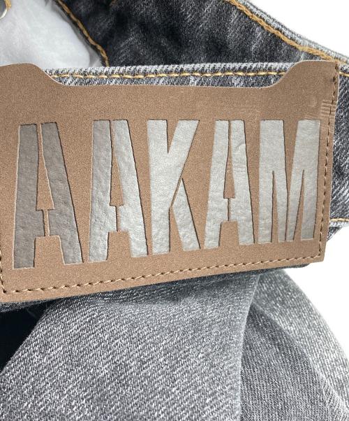 AAKAM（アーカム）AAKAM (アーカム) ワイドデニムパンツ ブラック サイズ:2の古着・服飾アイテム