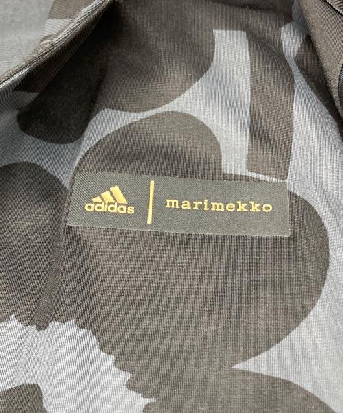 adidas（アディダス）adidas (アディダス) ウニッコ柄 トラックブルゾン ブラック×グレー サイズ:Lの古着・服飾アイテム