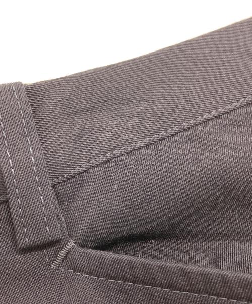 Y's（ワイズ）Y's (ワイズ) ウールストレートパンツ ネイビー サイズ:4の古着・服飾アイテム