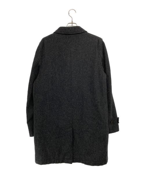 COMME des GARCONS HOMME（コムデギャルソン オム）COMME des GARCONS HOMME (コムデギャルソン オム) 00‘ｓ ウールナイロン ステンカラーコート　 グレー サイズ:Lの古着・服飾アイテム