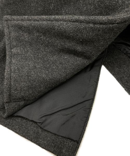 COMME des GARCONS HOMME（コムデギャルソン オム）COMME des GARCONS HOMME (コムデギャルソン オム) 00‘ｓ ウールナイロン ステンカラーコート　 グレー サイズ:Lの古着・服飾アイテム
