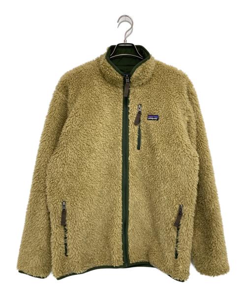 Patagonia（パタゴニア）Patagonia (パタゴニア) Classic Retro-X Cardigan ベージュ×グリーン サイズ:Lの古着・服飾アイテム