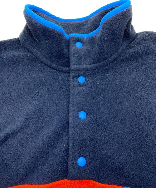 Patagonia（パタゴニア）Patagonia (パタゴニア) LIGHTWEIGHT SYNCHILLA SNAP-T ネイビー×レッド サイズ:Lの古着・服飾アイテム