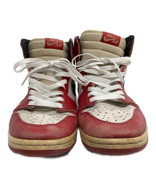 NIKE（ナイキ）NIKE (ナイキ) AIR JORDAN1 ハイカットスニーカー レッド サイズ:US8の古着・服飾アイテム
