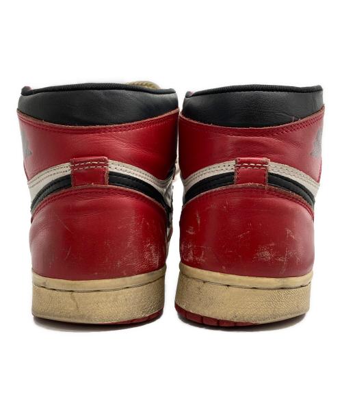NIKE（ナイキ）NIKE (ナイキ) AIR JORDAN1 ハイカットスニーカー レッド サイズ:US8の古着・服飾アイテム