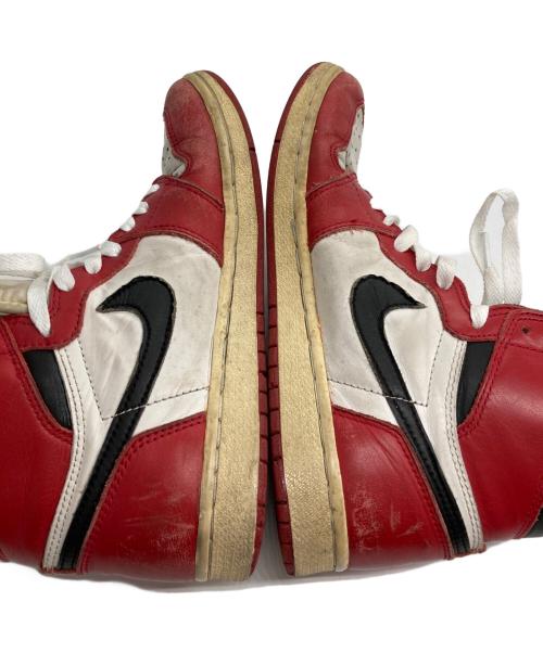 NIKE（ナイキ）NIKE (ナイキ) AIR JORDAN1 ハイカットスニーカー レッド サイズ:US8の古着・服飾アイテム