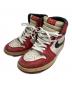 NIKE（ナイキ）の古着「AIR JORDAN1 ハイカットスニーカー」｜レッド