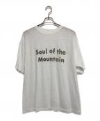45Rフォーティファイブ・アール）の古着「Soul of the Mountainプリントの908 45星半袖Tシャツ」｜ホワイト