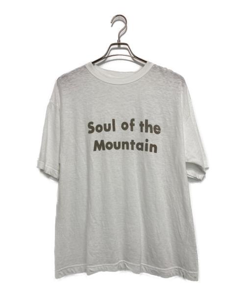 45R（フォーティファイブ・アール）45R (フォーティファイブ・アール) Soul of the Mountainプリントの908 45星半袖Tシャツ ホワイト サイズ: 4の古着・服飾アイテム