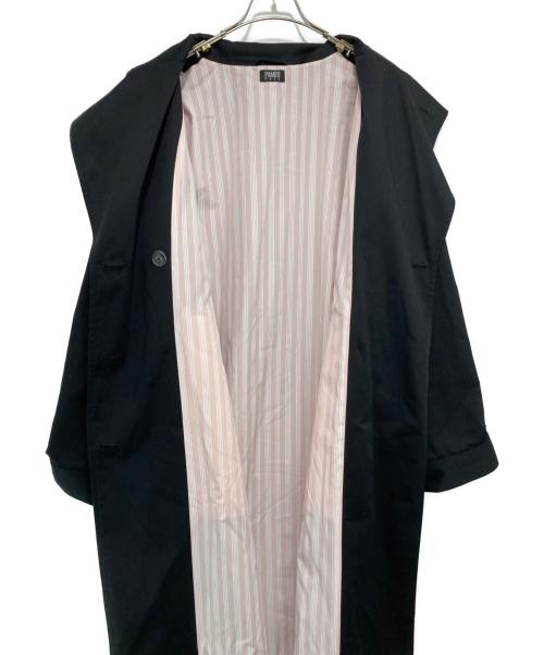 PAMEO POSE（パメオポーズ）PAMEO POSE (パメオポーズ) CHAMELEON COAT ブラック サイズ:FREEの古着・服飾アイテム