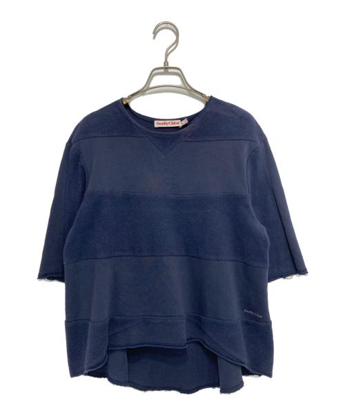 SEE BY CHLOE（シーバイクロエ）SEE BY CHLOE (シーバイクロエ) カットオフスウェット ネイビー サイズ:36の古着・服飾アイテム