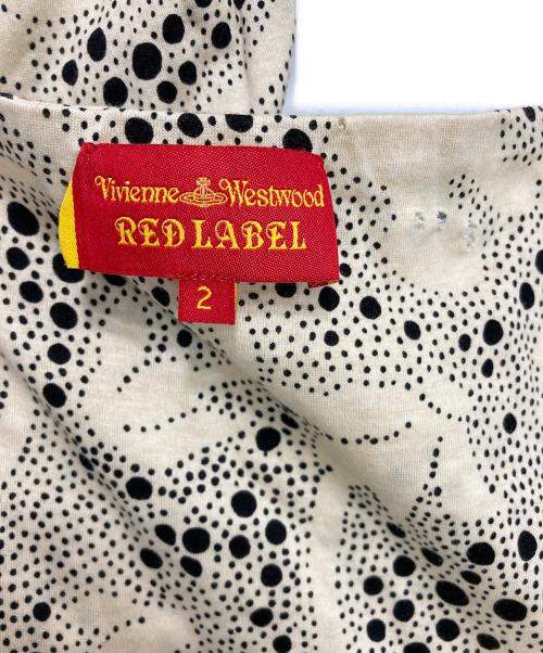 Vivienne Westwood RED LABEL（ヴィヴィアンウエストウッドレッドレーベル）Vivienne Westwood RED LABEL (ヴィヴィアンウエストウッドレッドレーベル) 総柄ホルターネックワンピース ベージュ サイズ:2の古着・服飾アイテム