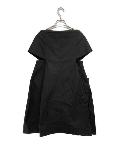 LIMI feu（リミフゥ）LIMI feu (リミフゥ) フロントホック 変形ノースリーブワンピース ブラック サイズ:Sの古着・服飾アイテム