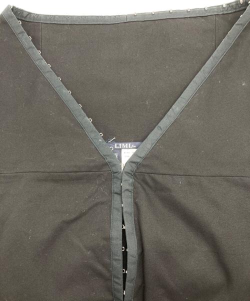 LIMI feu（リミフゥ）LIMI feu (リミフゥ) フロントホック 変形ノースリーブワンピース ブラック サイズ:Sの古着・服飾アイテム