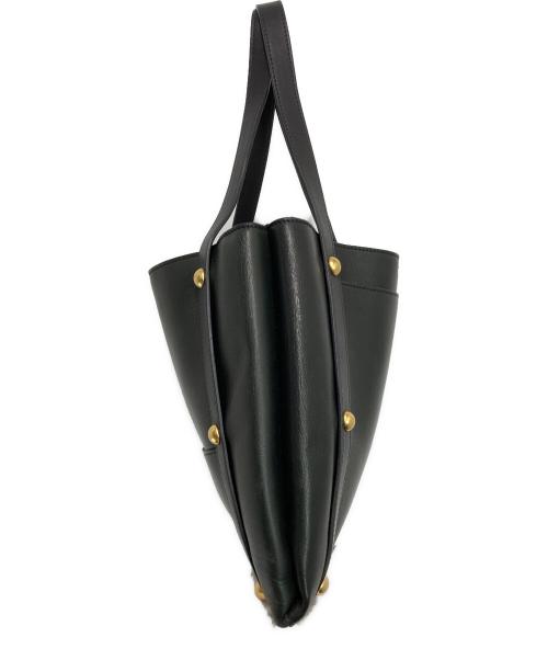 MARNI（マルニ）MARNI (マルニ) スタッズハンドバッグ ブラックの古着・服飾アイテム