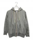 Champion REVERSE WEAVEチャンピオン リバース ウィーブ）の古着「ジップフーデットスウェットシャツ」｜グレー