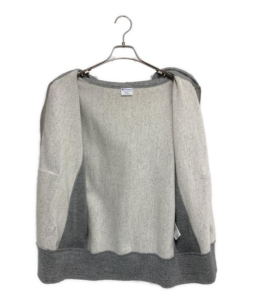 Champion REVERSE WEAVE（チャンピオン リバース ウィーブ）Champion REVERSE WEAVE (チャンピオン リバース ウィーブ) ジップフーデットスウェットシャツ グレー サイズ:Sの古着・服飾アイテム