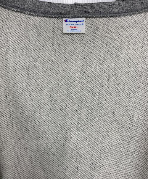 Champion REVERSE WEAVE（チャンピオン リバース ウィーブ）Champion REVERSE WEAVE (チャンピオン リバース ウィーブ) ジップフーデットスウェットシャツ グレー サイズ:Sの古着・服飾アイテム