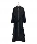 JOSE MOONジョゼムーン）の古着「2WAY CARGO SHIRT DRESS」｜ブラック