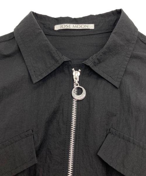 JOSE MOON（ジョゼムーン）JOSE MOON (ジョゼムーン) 2WAY CARGO SHIRT DRESS ブラック サイズ:36の古着・服飾アイテム
