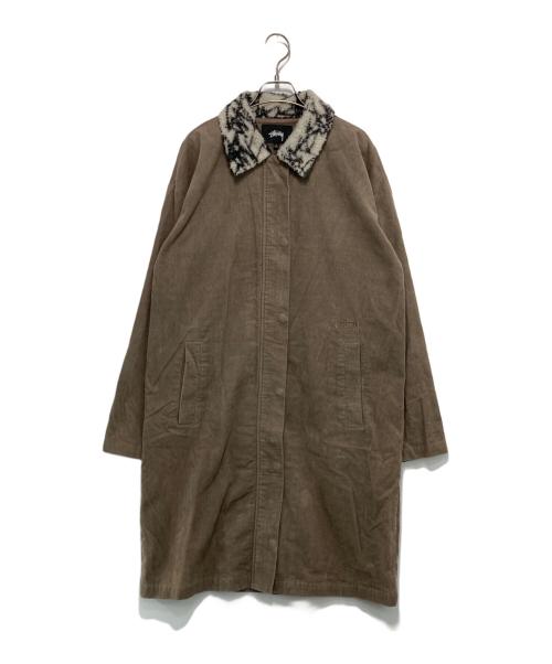 stussy（ステューシー）stussy (ステューシー) Long Corduroy Coat ベージュ サイズ:Sの古着・服飾アイテム