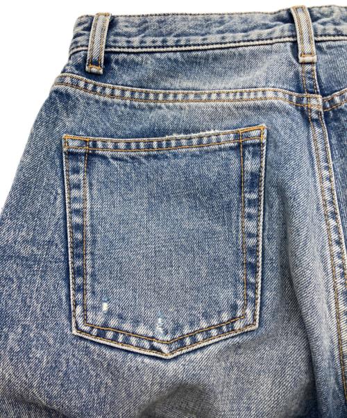 Saint Laurent Paris（サンローランパリ）Saint Laurent Paris (サンローランパリ) ダメージ加工デニムパンツ インディゴ サイズ:25の古着・服飾アイテム