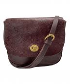 MINI BERRYミニベリー）の古着「FRANCIS LEATHER SHOULLDER」｜レッド