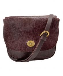 MINI BERRY（ミニベリー）の古着「FRANCIS LEATHER SHOULLDER」｜レッド