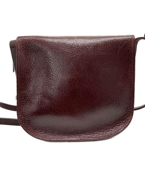 MINI BERRY（ミニベリー）MINI BERRY (ミニベリー) FRANCIS LEATHER SHOULLDER レッドの古着・服飾アイテム