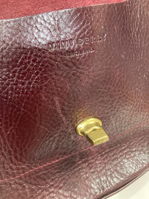 MINI BERRY（ミニベリー）MINI BERRY (ミニベリー) FRANCIS LEATHER SHOULLDER レッドの古着・服飾アイテム