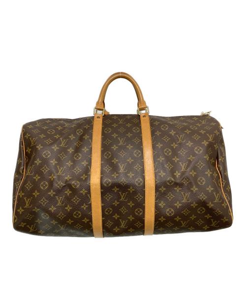 LOUIS VUITTON（ルイ ヴィトン）LOUIS VUITTON (ルイ ヴィトン) キーポル55 トラベルバッグ ブラウンの古着・服飾アイテム