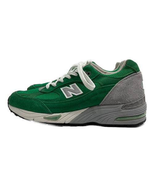 NEW BALANCE（ニューバランス）NEW BALANCE (ニューバランス) M991GRW ローカットスニーカー グリーン サイズ:USA71/2の古着・服飾アイテム