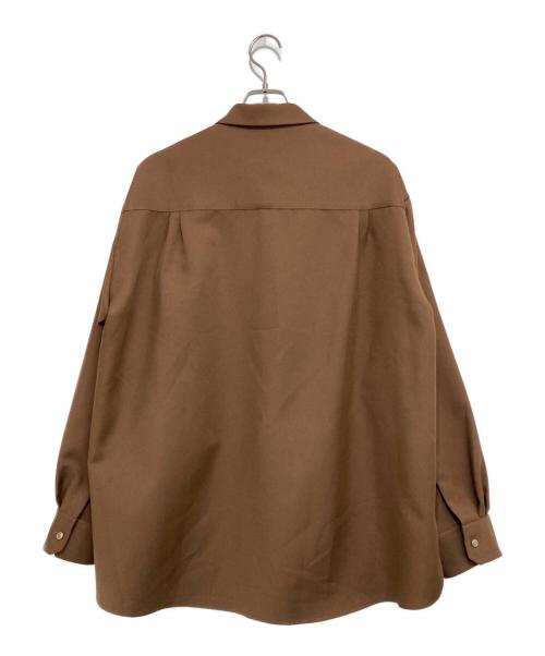 CULLNI（クルニ）CULLNI (クルニ) Front Zip Shirt ブラウン サイズ:2の古着・服飾アイテム