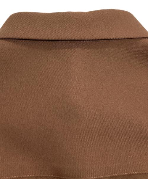 CULLNI（クルニ）CULLNI (クルニ) Front Zip Shirt ブラウン サイズ:2の古着・服飾アイテム