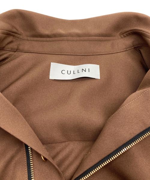 CULLNI（クルニ）CULLNI (クルニ) Front Zip Shirt ブラウン サイズ:2の古着・服飾アイテム