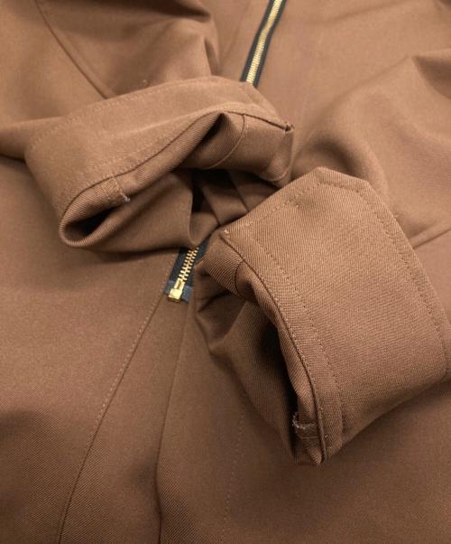 CULLNI（クルニ）CULLNI (クルニ) Front Zip Shirt ブラウン サイズ:2の古着・服飾アイテム