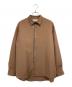 CULLNI（クルニ）の古着「Front Zip Shirt」｜ブラウン
