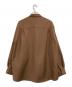 CULLNI (クルニ) Front Zip Shirt ブラウン サイズ:2：11000円