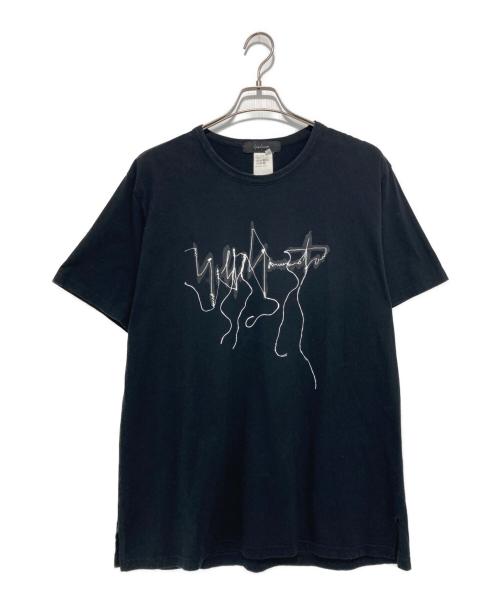 YOHJI YAMAMOTO（ヨウジヤマモト）YOHJI YAMAMOTO (ヨウジヤマモト) 半袖Tシャツ ブラック サイズ:SIZE 3の古着・服飾アイテム