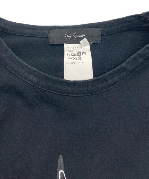 YOHJI YAMAMOTO（ヨウジヤマモト）YOHJI YAMAMOTO (ヨウジヤマモト) 半袖Tシャツ ブラック サイズ:SIZE 3の古着・服飾アイテム