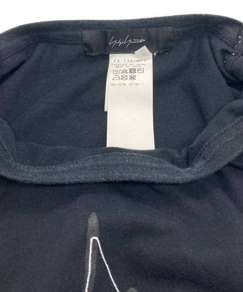 YOHJI YAMAMOTO（ヨウジヤマモト）YOHJI YAMAMOTO (ヨウジヤマモト) 半袖Tシャツ ブラック サイズ:SIZE 3の古着・服飾アイテム