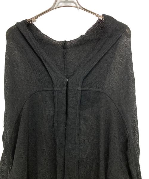 Y's（ワイズ）Y's (ワイズ) リネン混フーデッドコート ブラック サイズ:2の古着・服飾アイテム