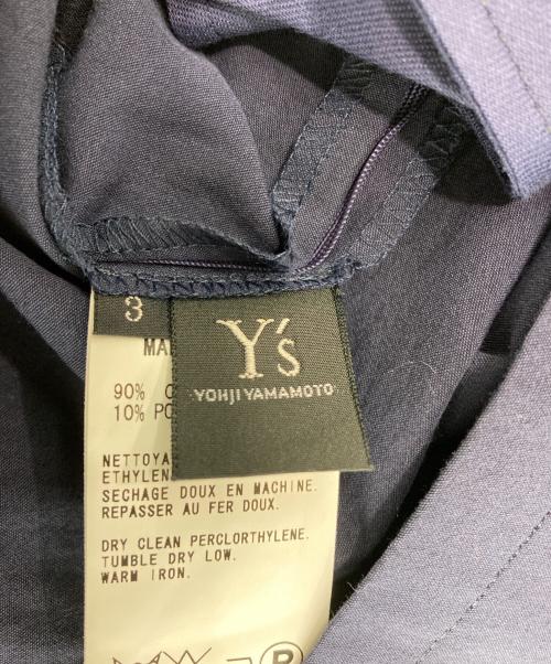 Y's（ワイズ）Y's (ワイズ) コットンアシメスカート ネイビー サイズ:SIZE 3の古着・服飾アイテム