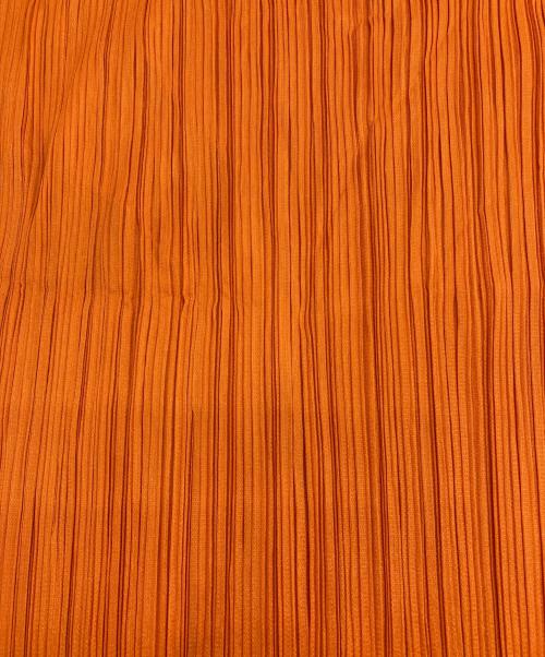 PLEATS PLEASE（プリーツプリーズ）PLEATS PLEASE (プリーツプリーズ) プリーツタイトスカート オレンジ サイズ:3の古着・服飾アイテム